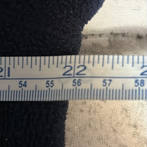 Croft and Barrow Navy, Snow and Tree | Forest Fleece zip up jacket Size Large - Picture 8 of 9